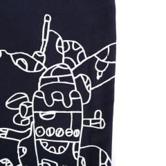 Mustafa Birdal Tasarımlı Lacivert Bez Çanta