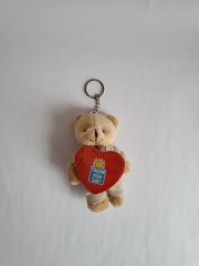 Kalp Rozetli Ayıcık Anahtarlık