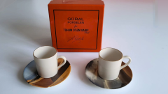 Güral Porselen X Sara Rodrik 2'li Fincan Seti