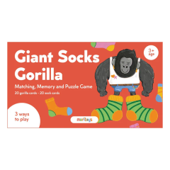 Giant Socks Gorilla: 40 Kartlı Hafıza, Eşleştirme ve Puzzle Oyunu