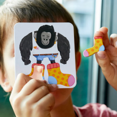 Giant Socks Gorilla: 40 Kartlı Hafıza, Eşleştirme ve Puzzle Oyunu