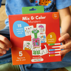 Mix & Color: Monsters - Karıştır Renklendir Canavarlar Puzzle